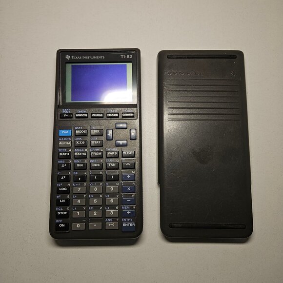 Texas Instruments TI-83 Plus Graphing Calculator Black Cover Tested Working - Picture 1 of 11